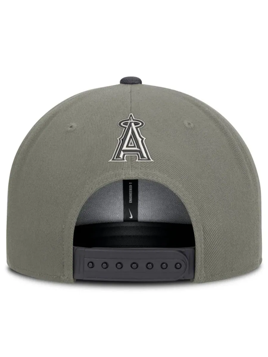Кепка-снапбек Nike Pro Dri-FIT Los Angeles Angels — изображение 3 из 4, серый