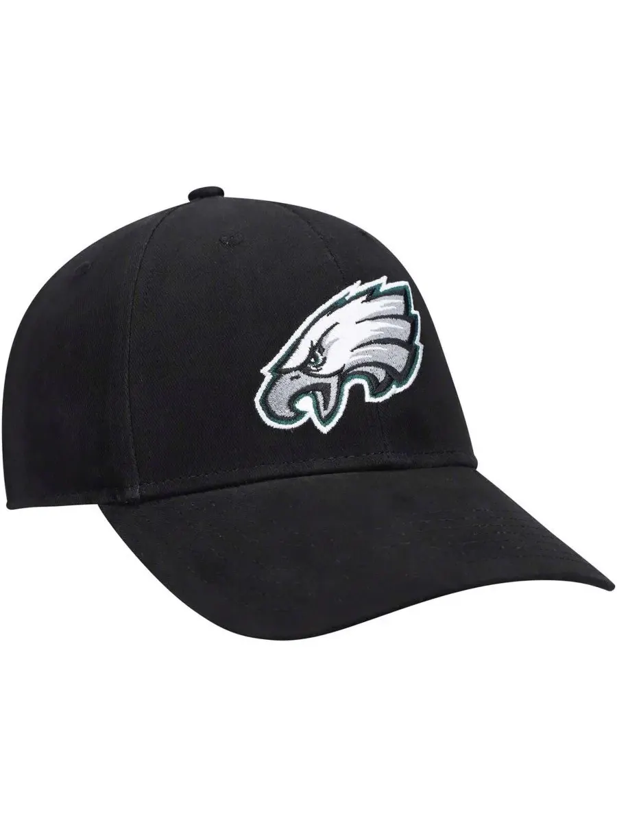 Кепка с вышивкой Philadelphia Eagles Basic Secondary MVP '47 Brand — изображение 3 из 4, черный