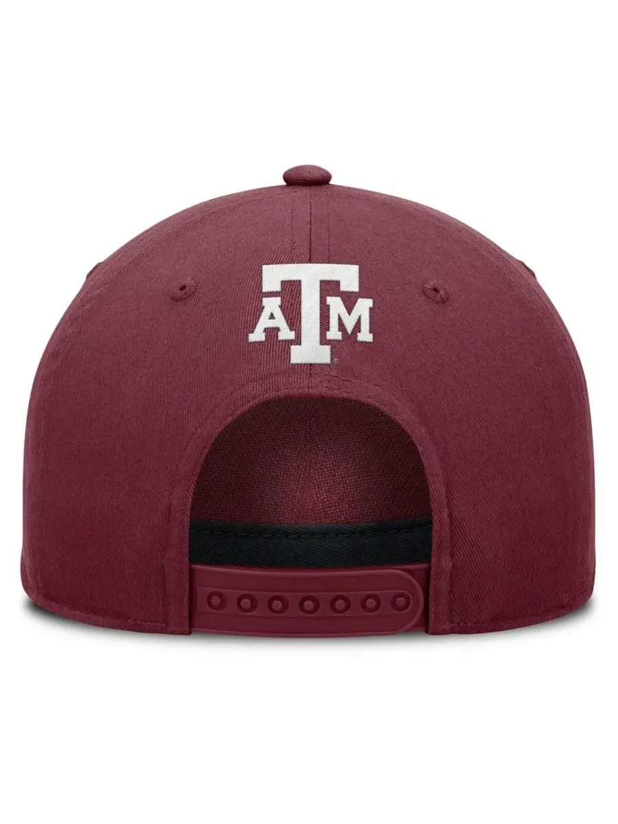 Fanatics Мужская бордовая кепка Texas A&M Aggies с регулируемой высотой для фиксации фол-мяча — изображение 2 из 4