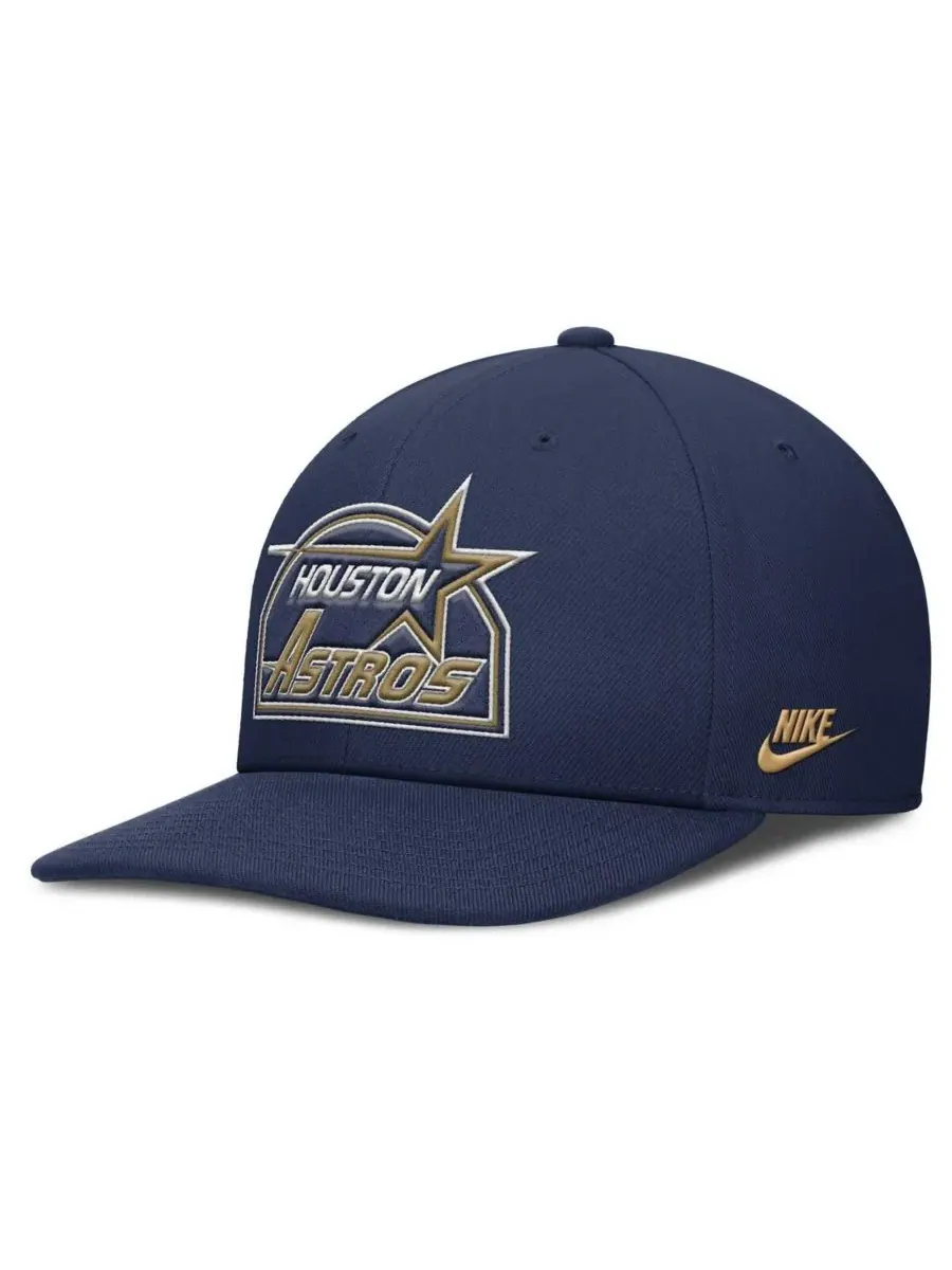 Nike Мужская темно-синяя бейсболка Houston Astros Pro Performance Snapback — изображение 3 из 4, темно-синий