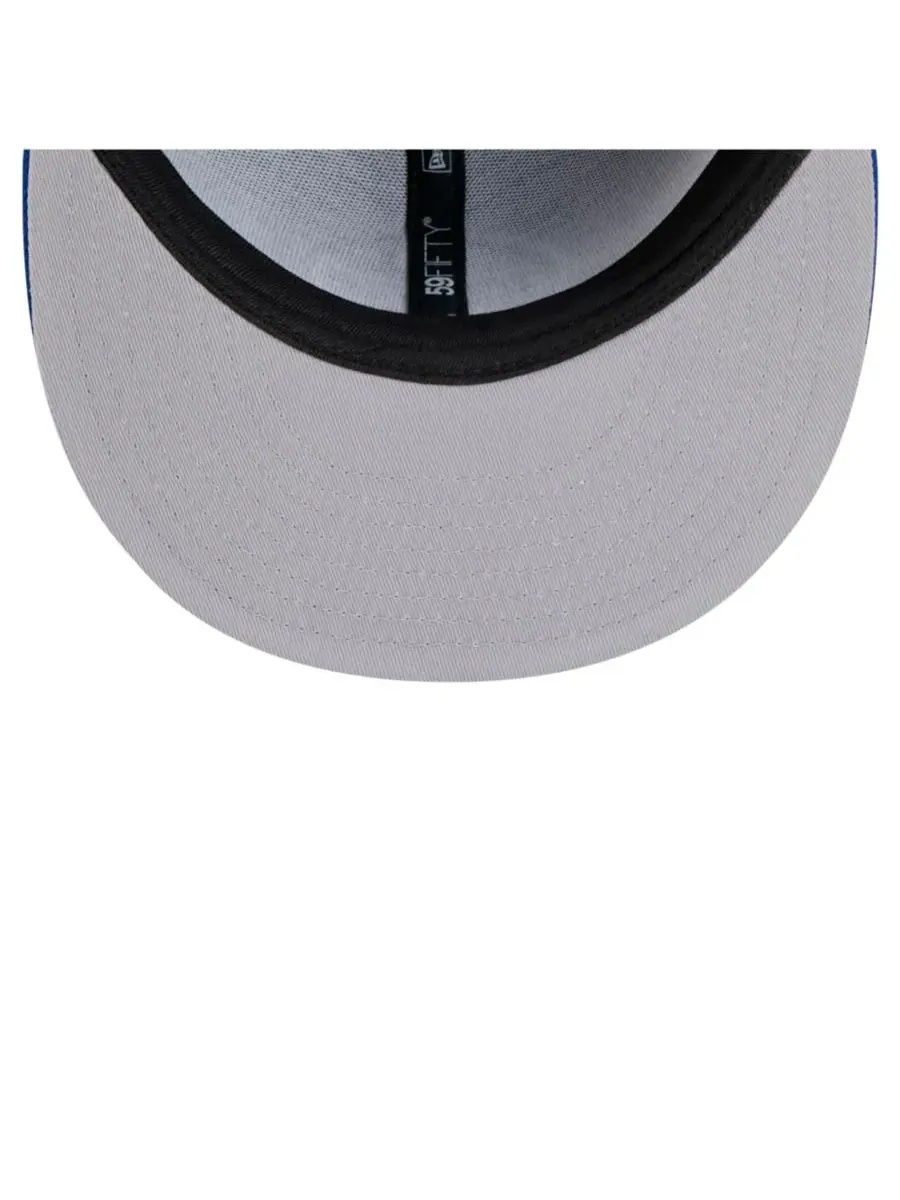 Мужская бейсболка Royal Edmonton Oilers Core 59FIFTY Fitted Hat New Era — изображение 5 из 5, королевский