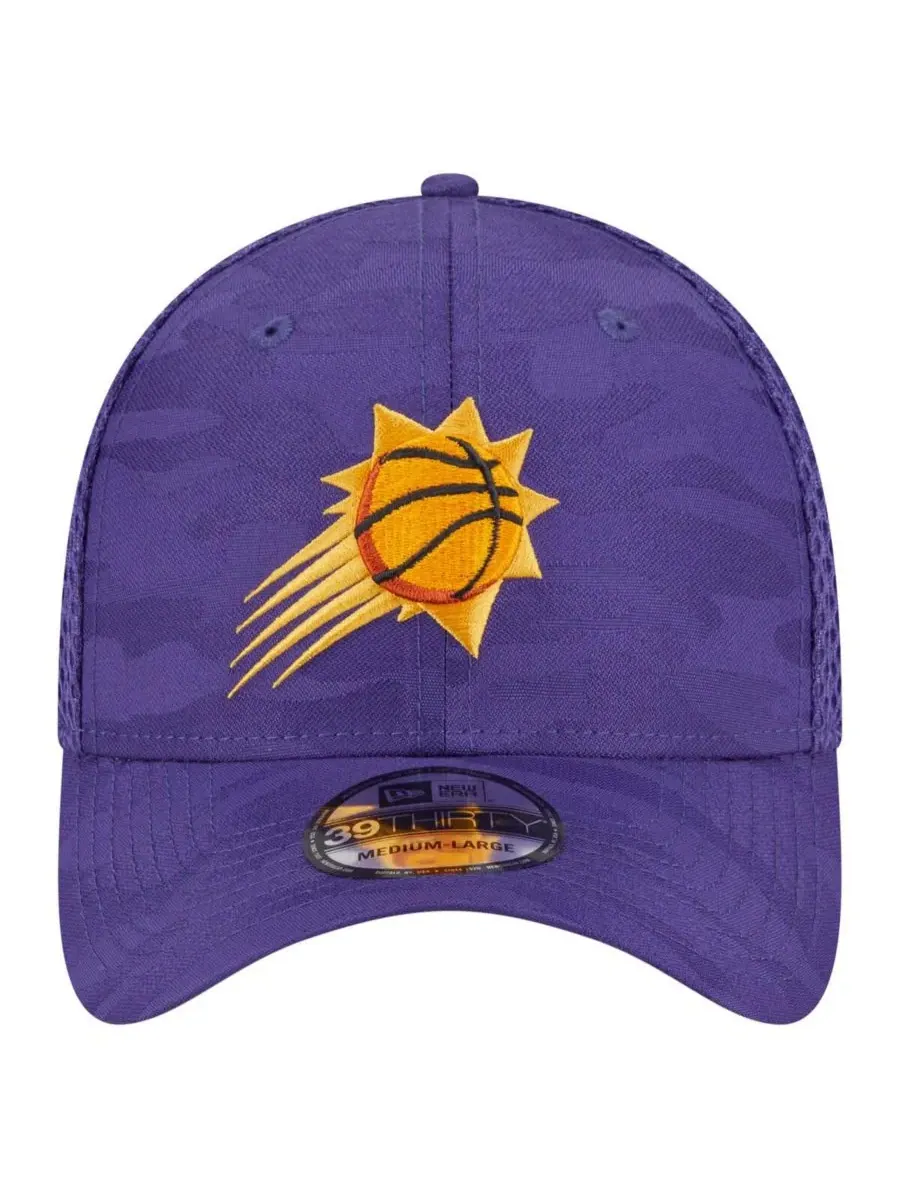 New Era Мужская фиолетовая кепка Phoenix Suns с неброским камуфляжным рисунком, модель 39THIRTY Flex — изображение 2 из 4