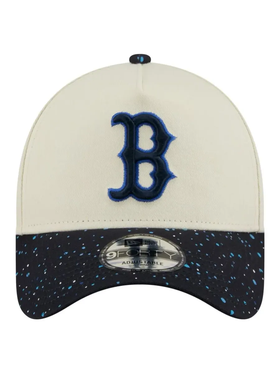 New Era Мужская кремовая бейсболка Boston Red Sox Speckle A-Frame 9FORTY с регулируемым размером — изображение 4 из 4