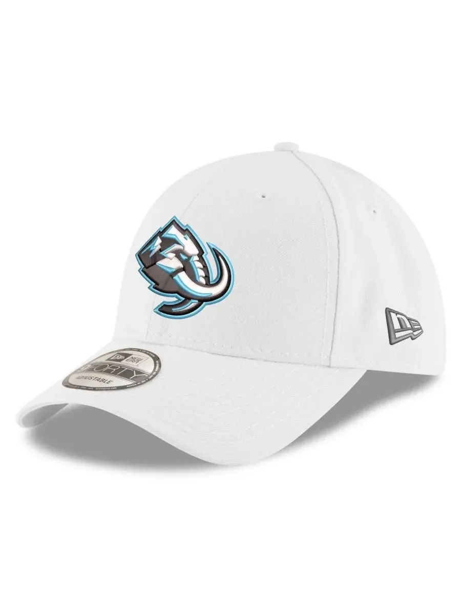 New Era Мужская белая регулируемая кепка Utah Mammoth 9FORTY — изображение 1 из 4, белый