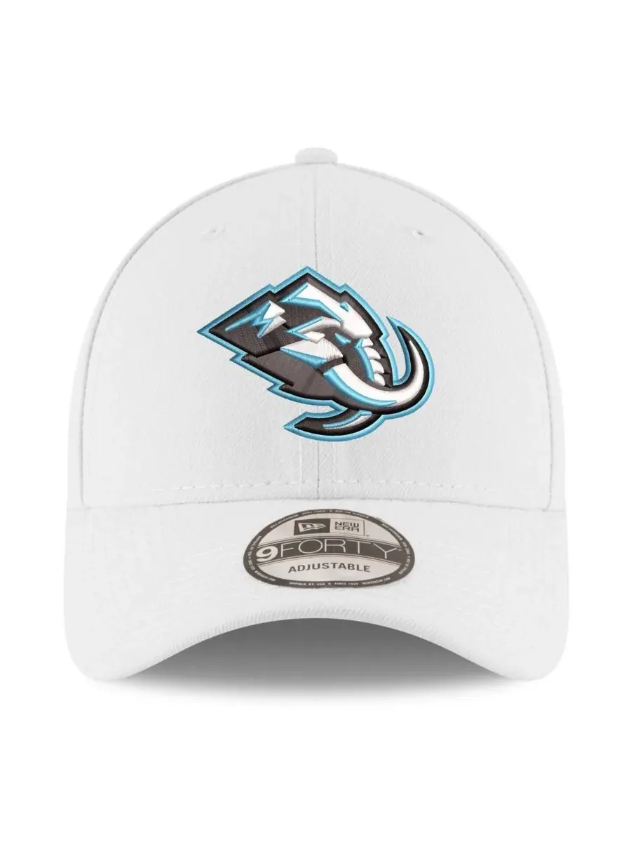New Era Мужская белая регулируемая кепка Utah Mammoth 9FORTY — изображение 2 из 4, белый