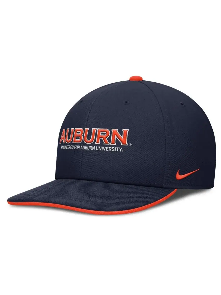 Nike Мужская кепка темно-синего цвета Auburn Tigers 2025 On-Field Pro Dri-FIT с регулируемой — изображение 1 из 4