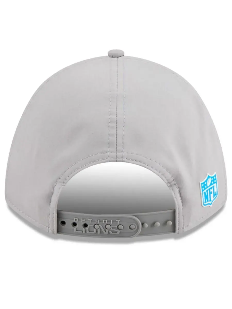 New Era Мужская серая регулируемая кепка Detroit Lions 2025 Sideline M-Crown 9FORTY — изображение 3 из 5, серый