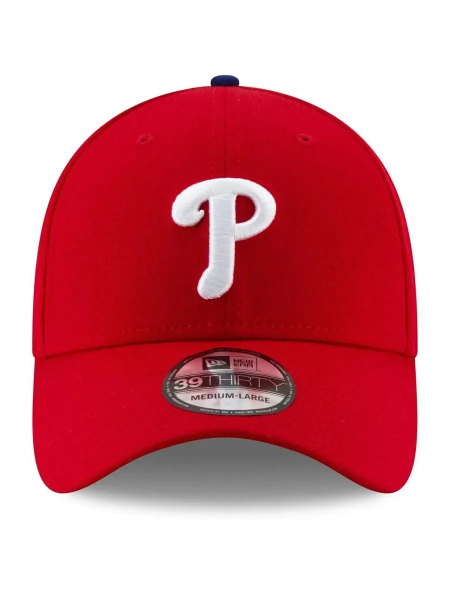 New Era Мужская красная бейсболка Philadelphia Phillies Game Team Classic 39Thirty Flex — изображение 2 из 2, красный