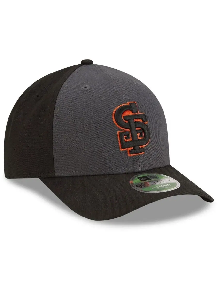 Кепка New Era San Francisco Giants Player Replica Alternate 9FORTY M-Crown — изображение 3 из 5, серый черный