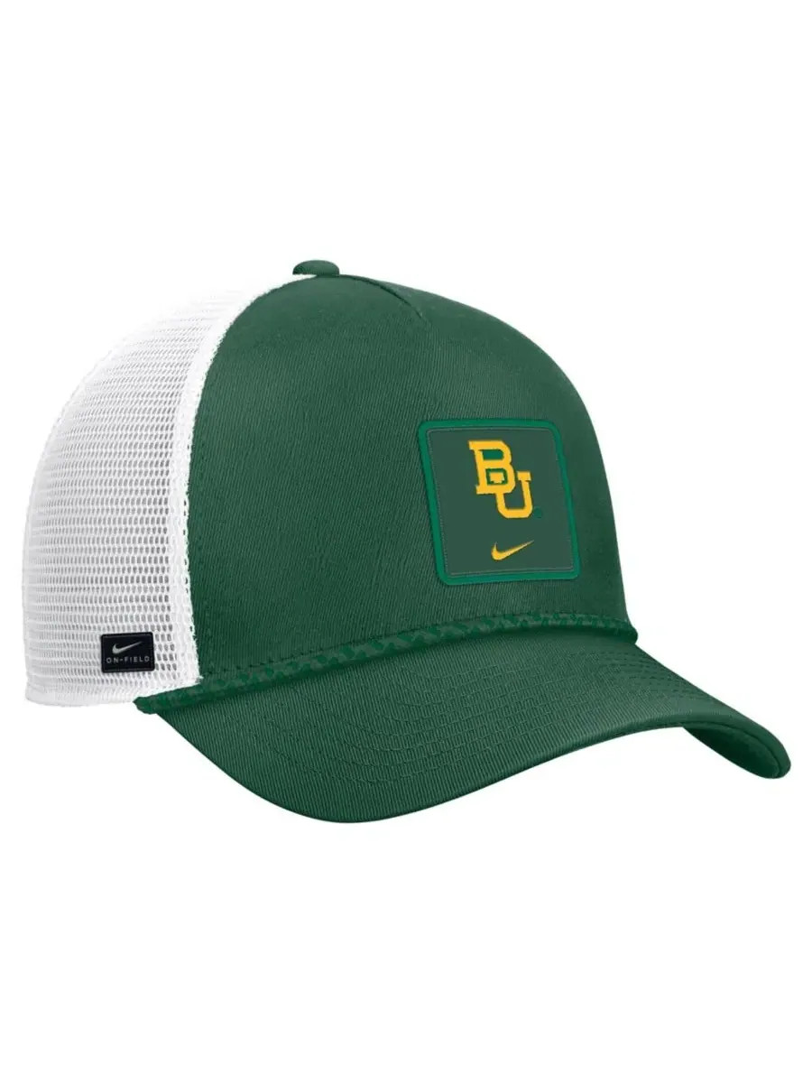 Бейсболка Nike с принтом Baylor Bears — изображение 1 из 3, зеленый