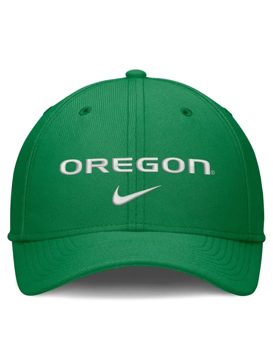 Кепка Nike с вышивкой, модель Rise On-Field Swoosh Flex Dri-FIT — изображение 2 из 4, зеленый