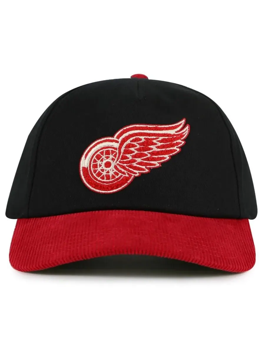 American Needle Мужская регулируемая кепка Detroit Red Wings — изображение 1 из 3, черный красный