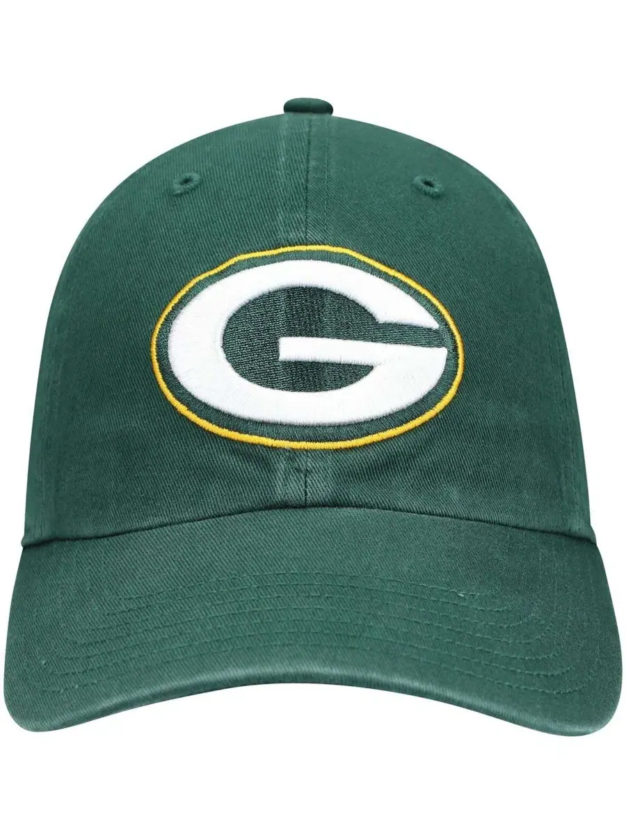 Кепка Green Bay Packers Logo Clean Up '47 Brand — изображение 2 из 4, зеленый