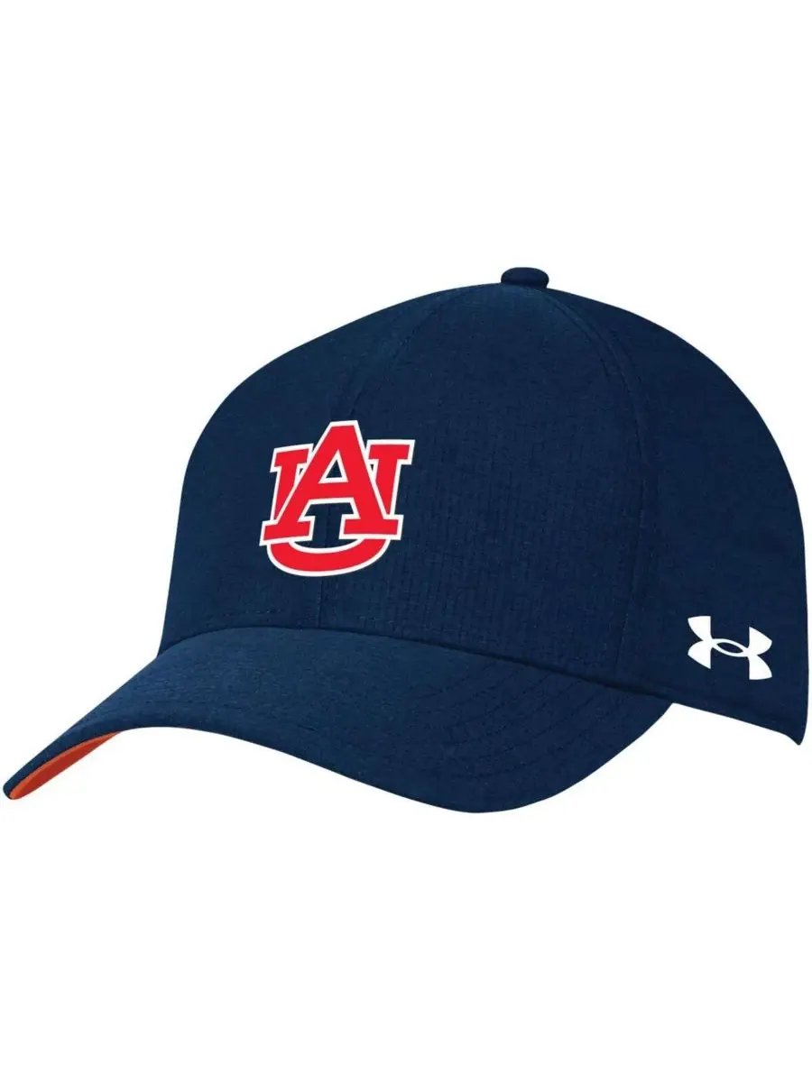 Under Armour Женская регулируемая кепка с логотипом команды Auburn Tigers — изображение 1 из 2, темно-синий