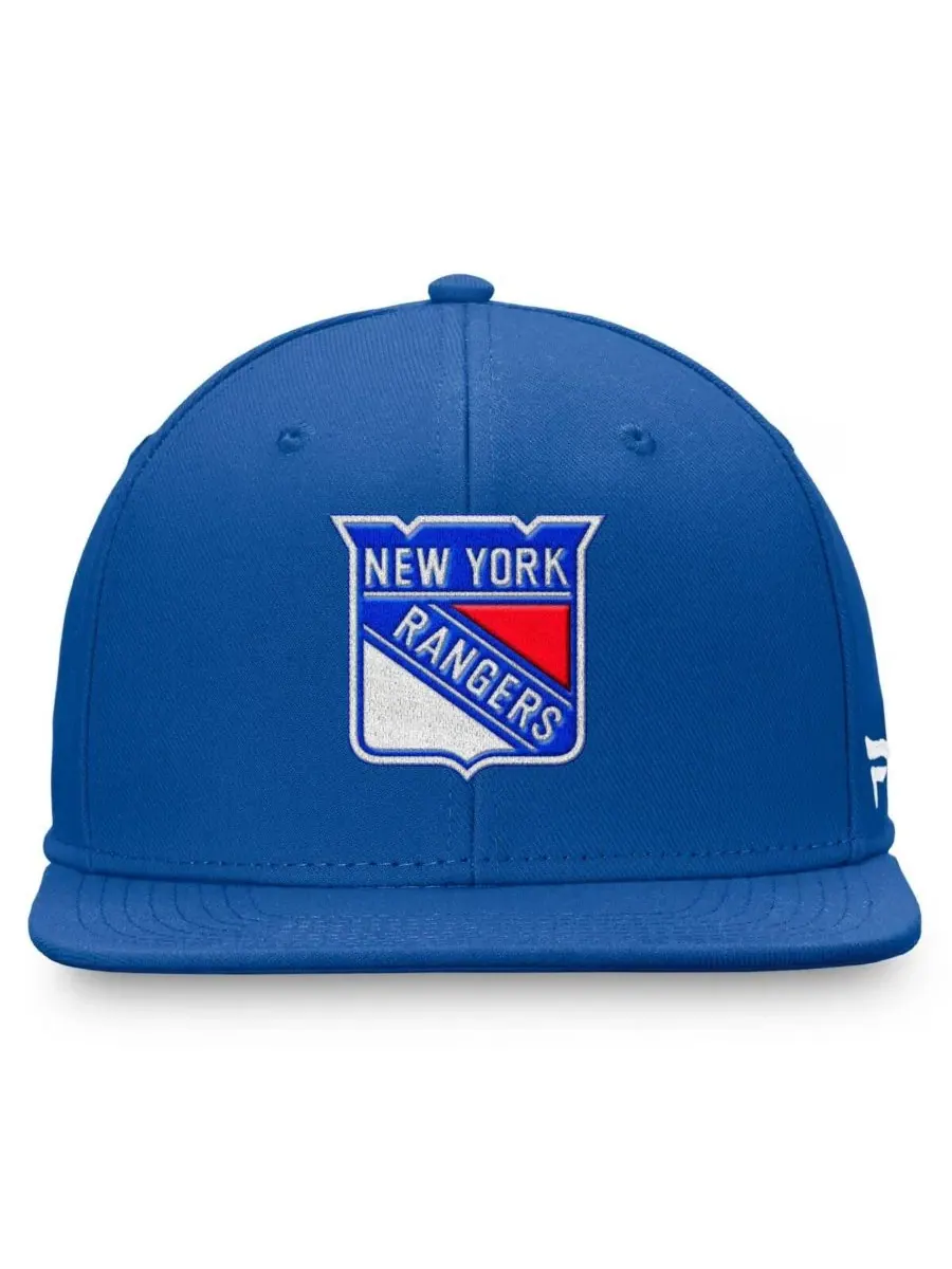 Мужская бейсболка Royal New York Rangers Core с основным логотипом Fanatics — изображение 3 из 4, королевский