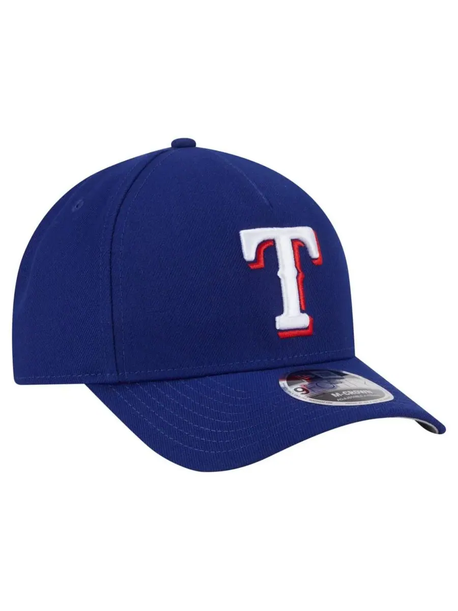 Мужская регулируемая бейсболка Royal Texas Rangers 9FORTY M-Crown New Era — изображение 4 из 4, королевский