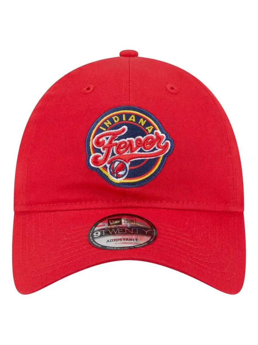 New Era Мужская и женская кепка Red Indiana Fever 9TWENTY с боковой нашивкой, указывающей дату — изображение 3 из 3, красный