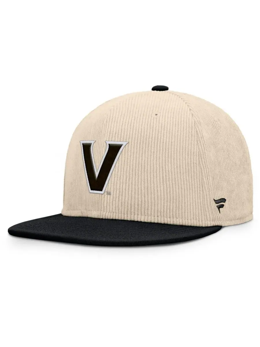 Fanatics Мужская бейсболка Vanderbilt Commodores Catcher Snapback бежевого цвета — изображение 1 из 4, бежевый