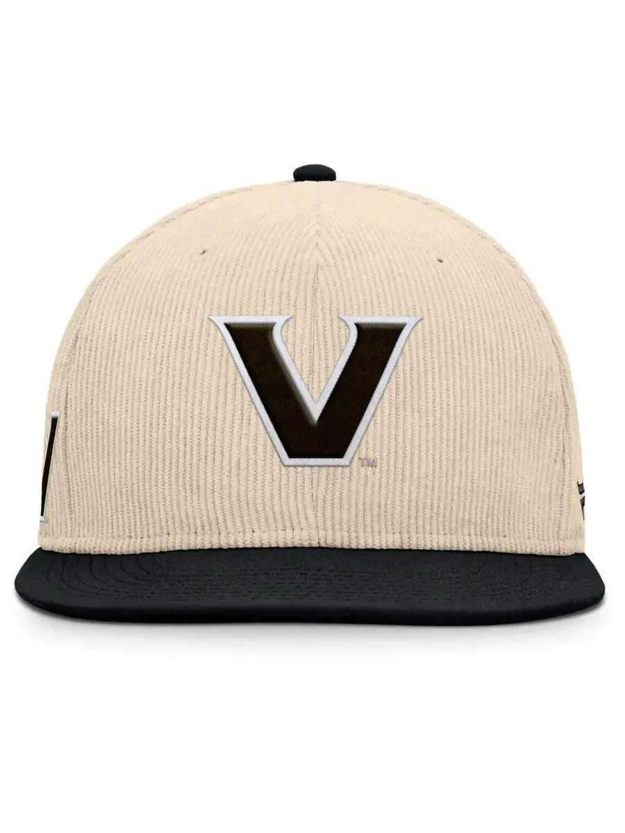 Fanatics Мужская бейсболка Vanderbilt Commodores Catcher Snapback бежевого цвета — изображение 4 из 4, бежевый