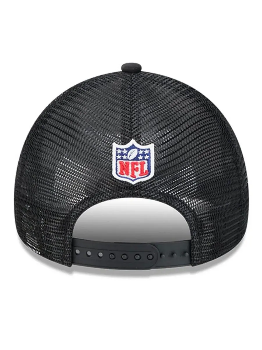 New Era Мужская регулируемая кепка-тракер Jacksonville Jaguars 2024 Sideline Historic 9FORTY — изображение 2 из 4, черный
