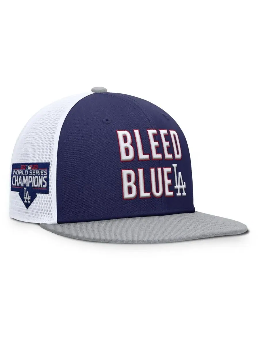 Nike Мужская синяя бейсболка Los Angeles Dodgers Pro Trucker Snapback — изображение 1 из 4, синий