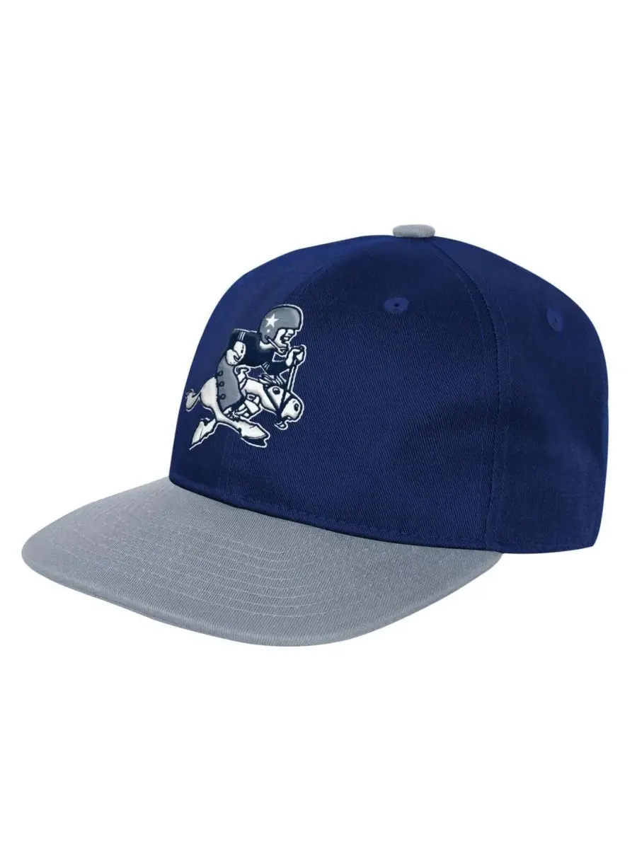 Outerstuff Бейсболка Big Boys and Girls Navy Dallas Cowboys True Retro Deadstock Snapback Hat — изображение 1 из 3