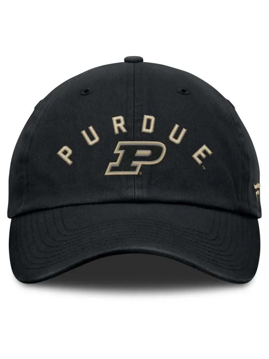 Fanatics Мужская черная регулируемая кепка Purdue Boilermakers Myth — изображение 2 из 4, черный