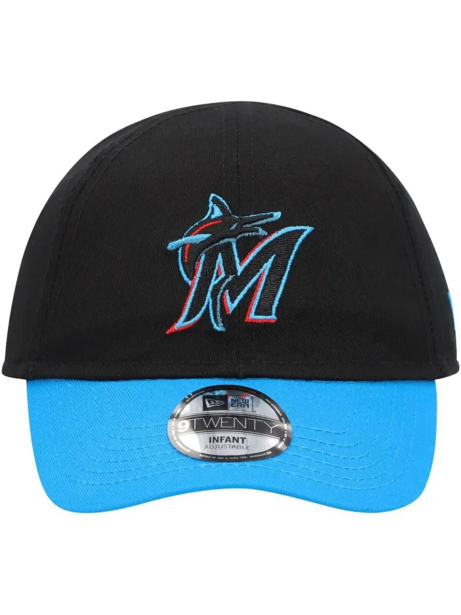 New Era Детская бейсболка My First 9TWENTY Flex для мальчиков и девочек, черная, в цветах команды — изображение 2 из 4