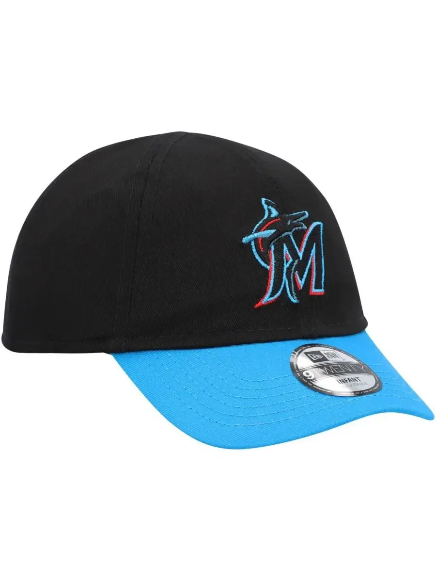 New Era Детская бейсболка My First 9TWENTY Flex для мальчиков и девочек, черная, в цветах команды — изображение 3 из 4