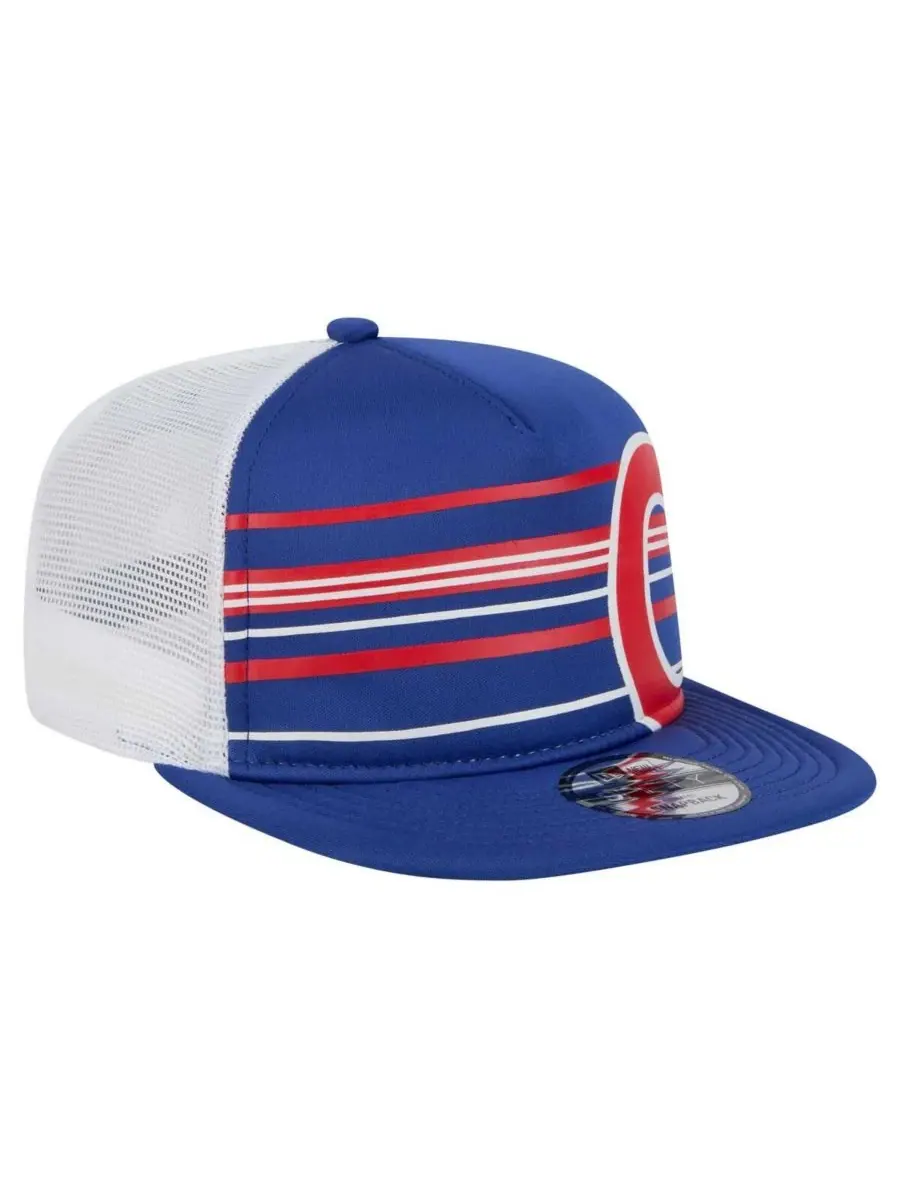Мужская бейсболка Royal Chicago Cubs 9FIFTY A-Frame Trucker Snapback New Era — изображение 4 из 5, королевский