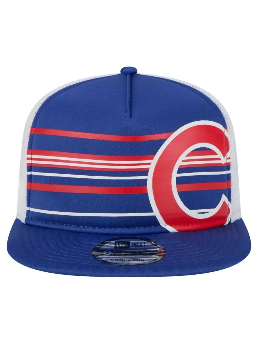 Мужская бейсболка Royal Chicago Cubs 9FIFTY A-Frame Trucker Snapback New Era — изображение 5 из 5, королевский
