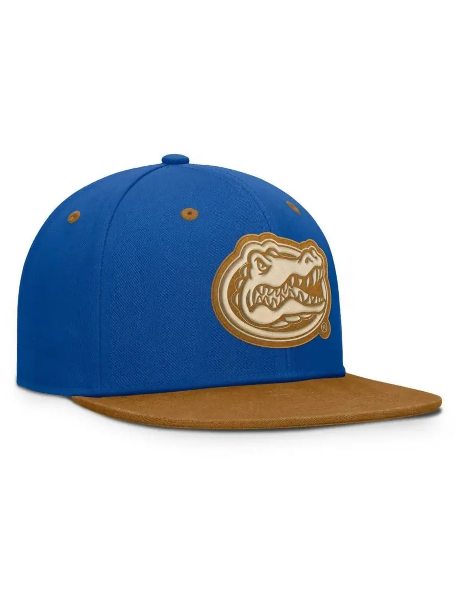 Fanatics Мужская кепка Florida Gators NoBo королевского/коричневого цвета — изображение 3 из 4, коричневый