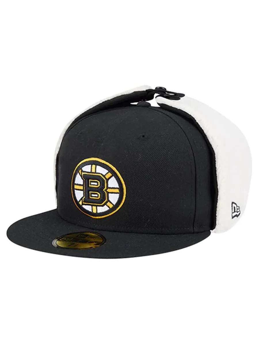 Кепка New Era 59FIFTY с ушками — изображение 1 из 5, черный