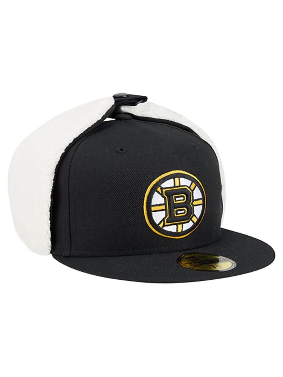 Кепка New Era 59FIFTY с ушками — изображение 3 из 5, черный