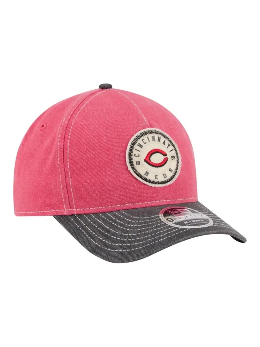 Кепка с логотипом команды New Era Cincinnati Reds, 9FORTY — изображение 3 из 5, красный черный