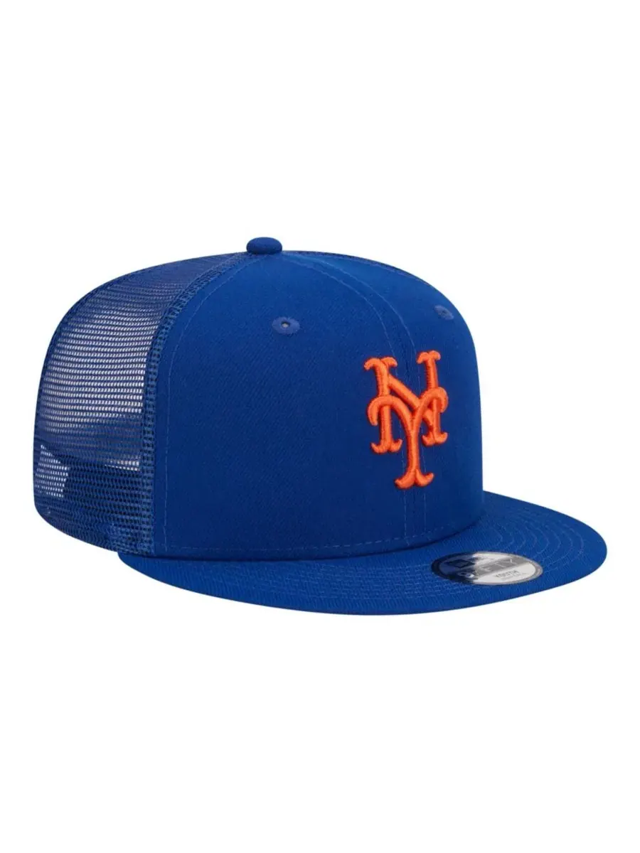 Кепка-снапбек New Era 9FIFTY с вышитым логотипом New York Mets — изображение 4 из 5, королевский