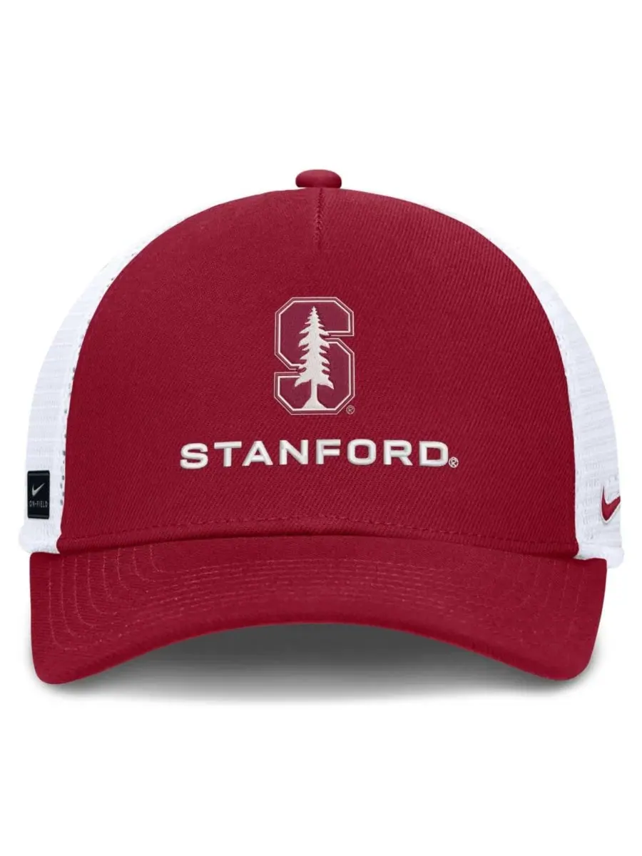 Кепка Nike Stanford Cardinal 2026 On-Field Gameday Trucker — изображение 2 из 4, белый