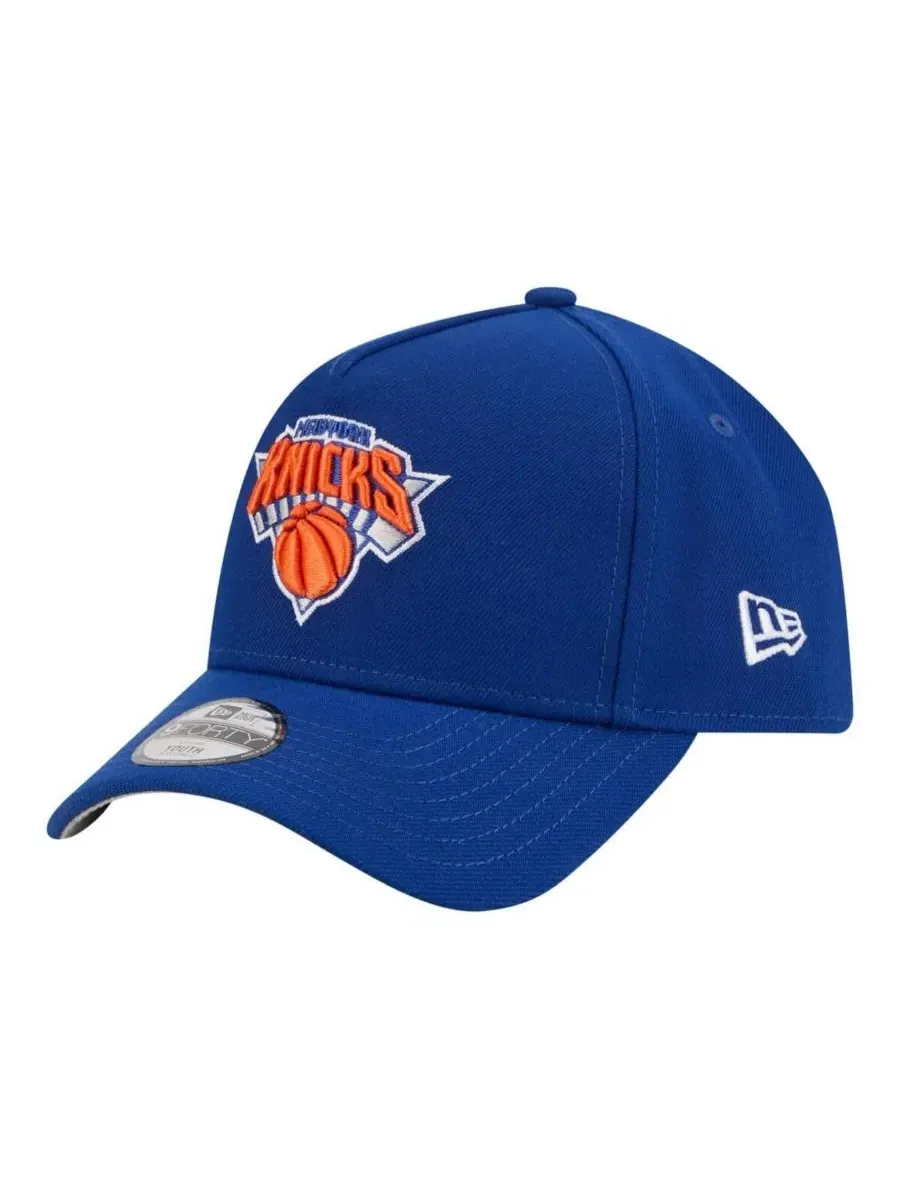 Кепка New York Knicks 9FORTY A-Frame с изогнутым козырьком New Era — изображение 1 из 5, синий