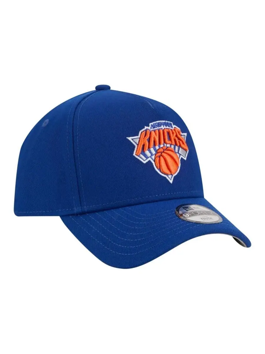 Кепка New York Knicks 9FORTY A-Frame с изогнутым козырьком New Era — изображение 3 из 5, синий