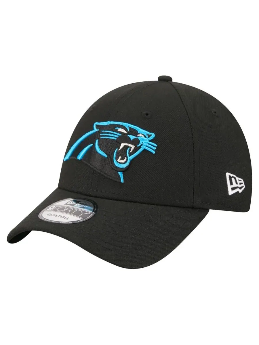Кепка-бейсболка с вышитым логотипом Carolina Panthers New Era — изображение 1 из 5, черный