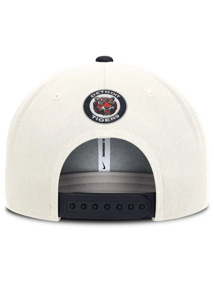 Кепка-снэпбек с вышивкой Detroit Tigers, Dri-FIT Nike — изображение 4 из 5, кремовый темно-синий