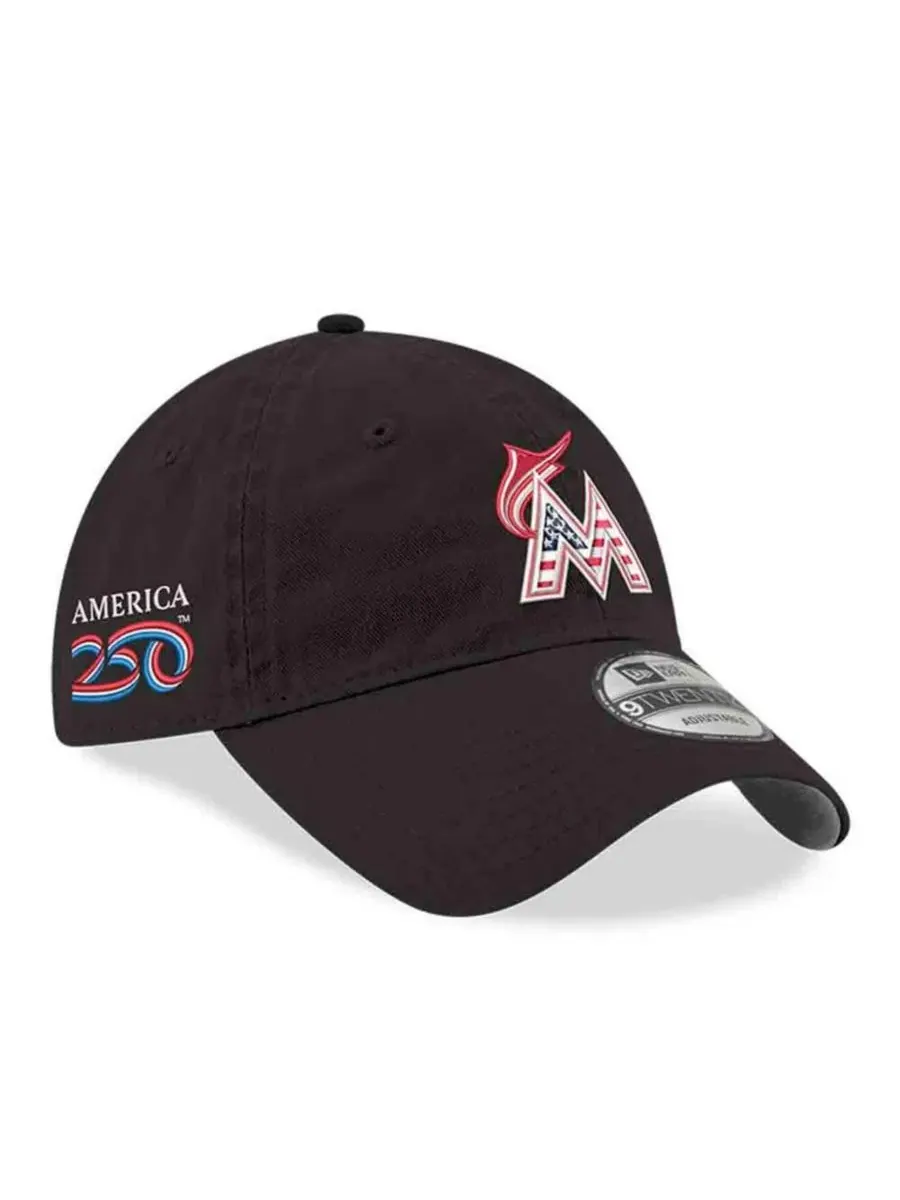 Кепка New Era America 250 с вышивкой — изображение 1 из 3, черный