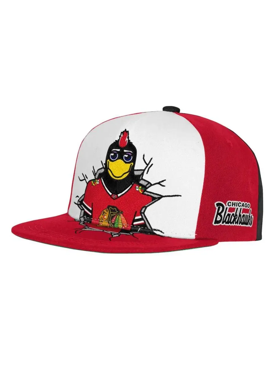 Кепка-снэпбек с вышивкой талисмана Mitchell & Ness — изображение 1 из 3, красный
