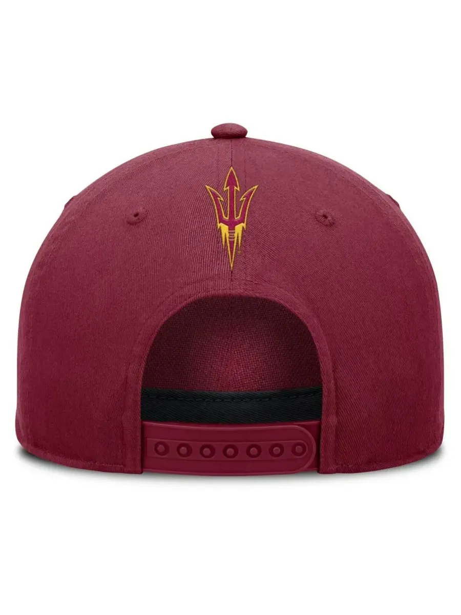 Fanatics Мужская бордовая кепка с регулируемой высотой и защитным шнуром для мяча команды Arizona — изображение 2 из 4