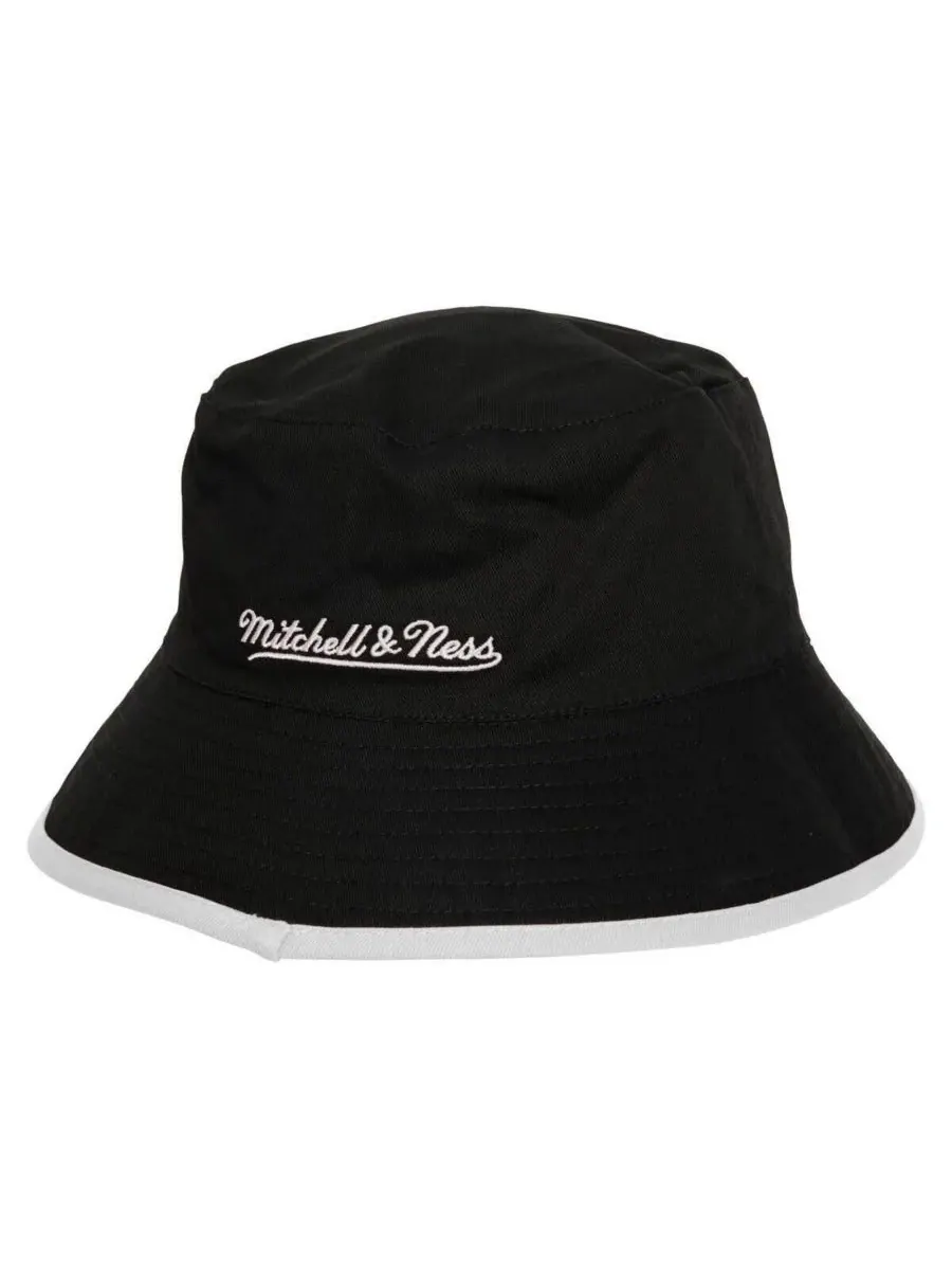 Mitchell & Ness Мужская двусторонняя панама Golden State Warriors — изображение 2 из 3, черный синий