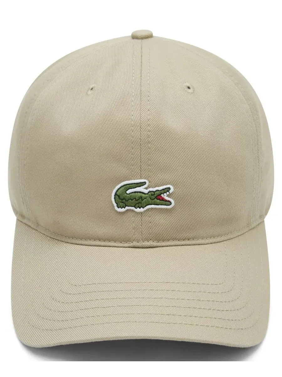 Детская и подростковая шапка-«крокодил» Lacoste — изображение 3 из 4, бежевый