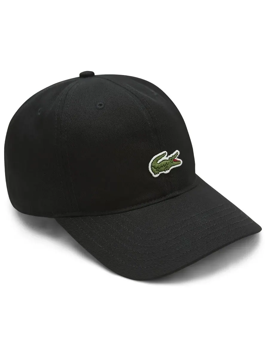 Детская и подростковая шапка-«крокодил» Lacoste — изображение 1 из 4, черный