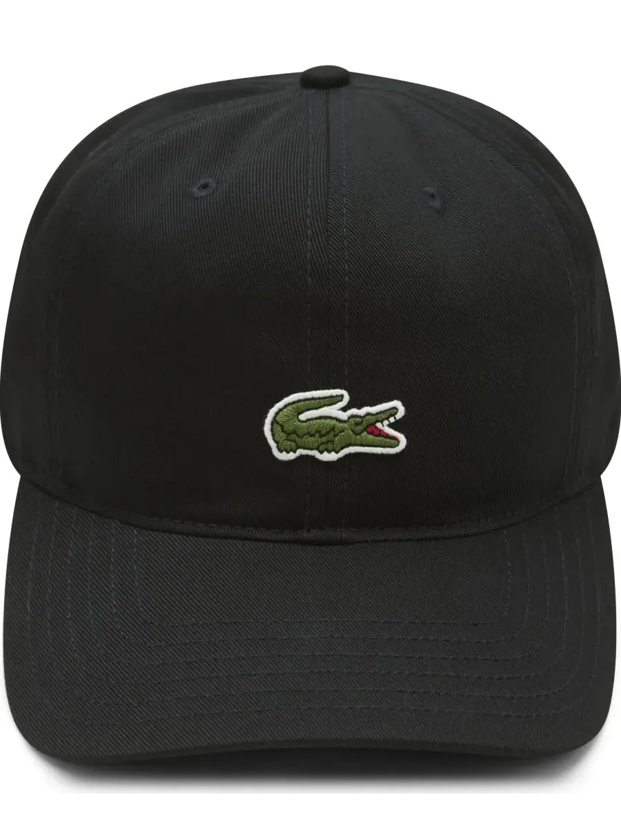 Детская и подростковая шапка-«крокодил» Lacoste — изображение 3 из 4, черный