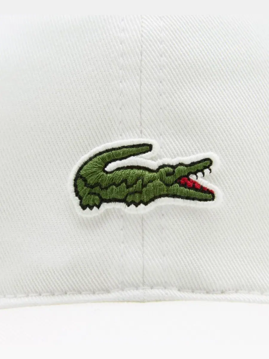 Детская и подростковая шапка-«крокодил» Lacoste — изображение 4 из 4, белый