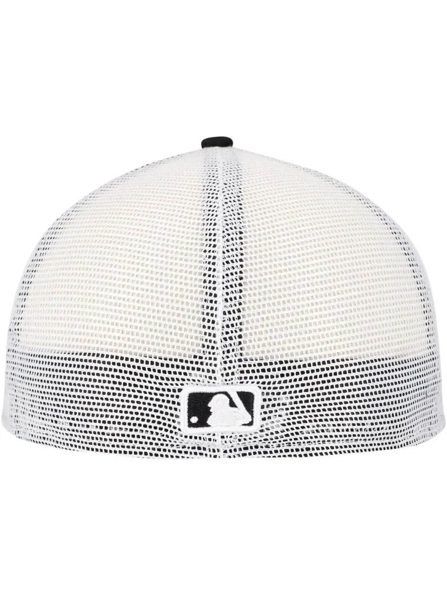 New Era Мужская черная бейсболка-тракер Chicago White Sox 59FIFTY в командных цветах — изображение 3 из 5, черный